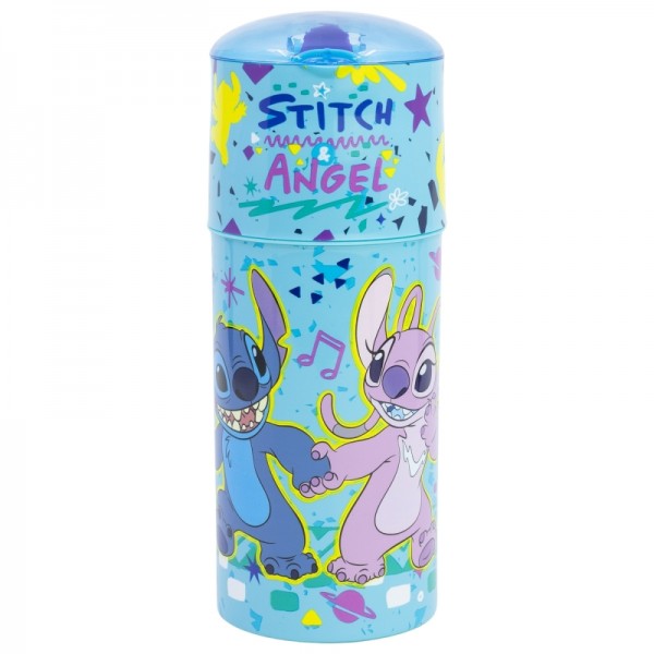 BOTELLA CON BEBÉ PERSONAJE 350 ML STITCH