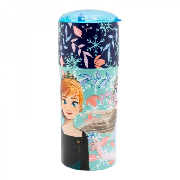BOTELLA CON BEBÉ PERSONAJE 350 ML FROZEN SNOWY TALE