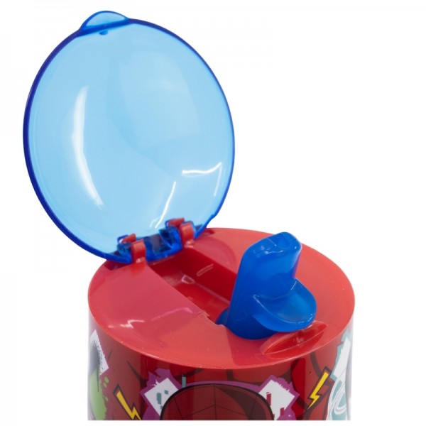 BOTELLA CON BEBÉ PERSONAJE 350 ML SPIDERMAN OBJETIVO MÓVIL