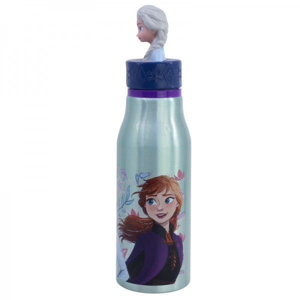 FIGURA 3D BOTELLA DE ALUMINIO 690 ML FROZEN SNOWY TALE