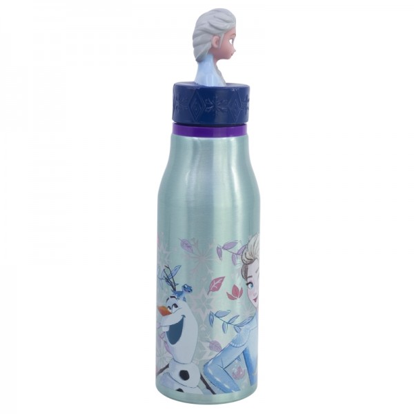 FIGURA 3D BOTELLA DE ALUMINIO 690 ML FROZEN SNOWY TALE