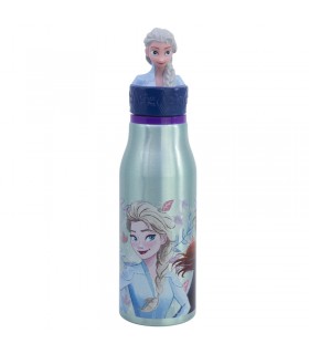FIGURA 3D BOTELLA DE ALUMINIO 690 ML FROZEN SNOWY TALE