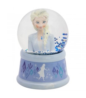 Bola de nieve de cristal congelada en caja de regalo