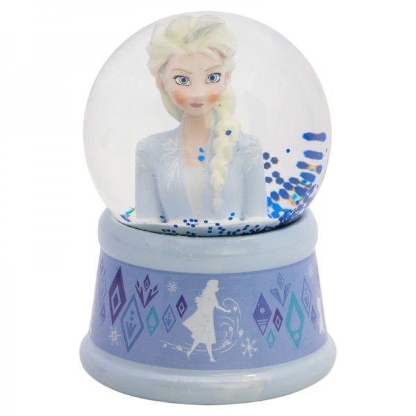 Bola de nieve de cristal congelada en caja de regalo