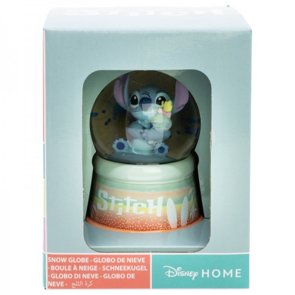 Bola de nieve de cristal bordada en caja de regalo
