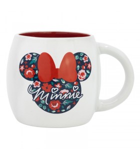 TAZA GLOBO DE CERÁMICA DE 13 OZ EN CAJA DE REGALO JARDINERÍA DE MINNIE MOUSE