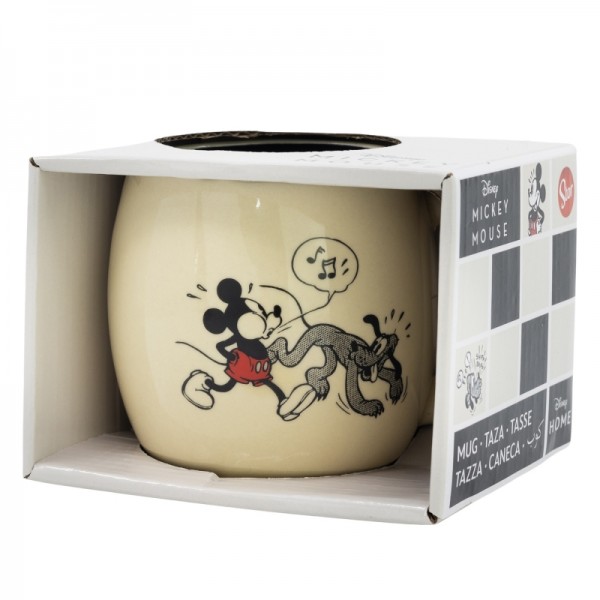 TAZA GLOBO DE CERÁMICA DE 13 OZ EN CAJA DE REGALO MICKEY MOUSE VINTAGE
