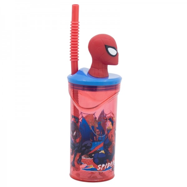 VASO FIGURA 3D 360 ML SPIDERMAN OBJETIVO MÓVIL