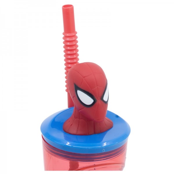 VASO FIGURA 3D 360 ML SPIDERMAN OBJETIVO MÓVIL