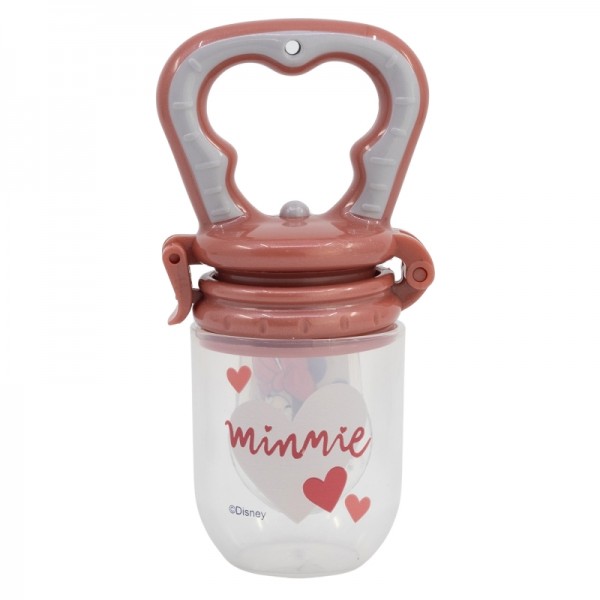 COMEDERO DE FRUTAS PARA BEBÉS MINNIE MOUSE CORAZÓN LLENO