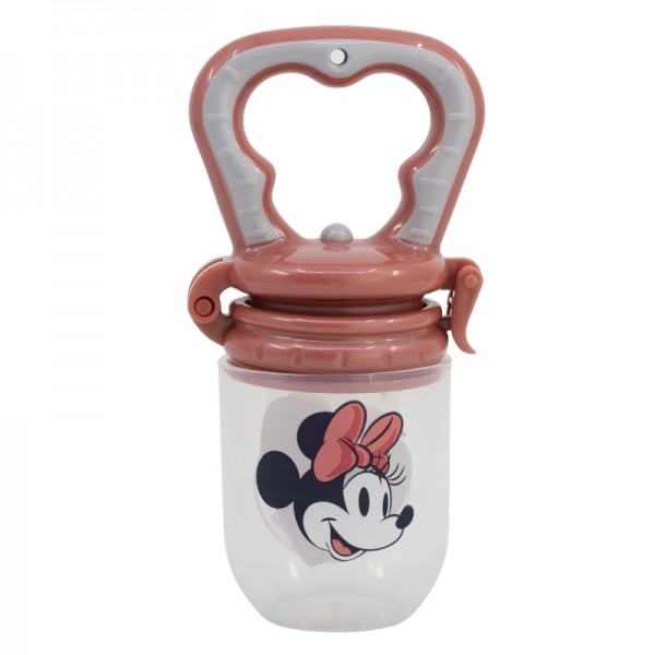 COMEDERO DE FRUTAS PARA BEBÉS MINNIE MOUSE CORAZÓN LLENO