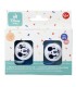 SET 2 CHUPETES ORTODONCIA BEBÉ SILICONA +6 M CON FUNDA MICKEY MOUSE LLENO DE SONRISAS