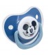 SET 2 CHUPETES ORTODONCIA BEBÉ SILICONA +6 M CON FUNDA MICKEY MOUSE LLENO DE SONRISAS