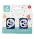 SET 2 CHUPETES ORTODONCIA BEBÉ SILICONA 0-6 M CON FUNDA MICKEY MOUSE LLENO DE SONRISAS
