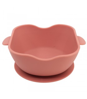 SISTEMA DE SUCCIÓN DE CUENCO DE SILICONA CUADRADO PARA NIÑOS DE MINNIE MOUSE