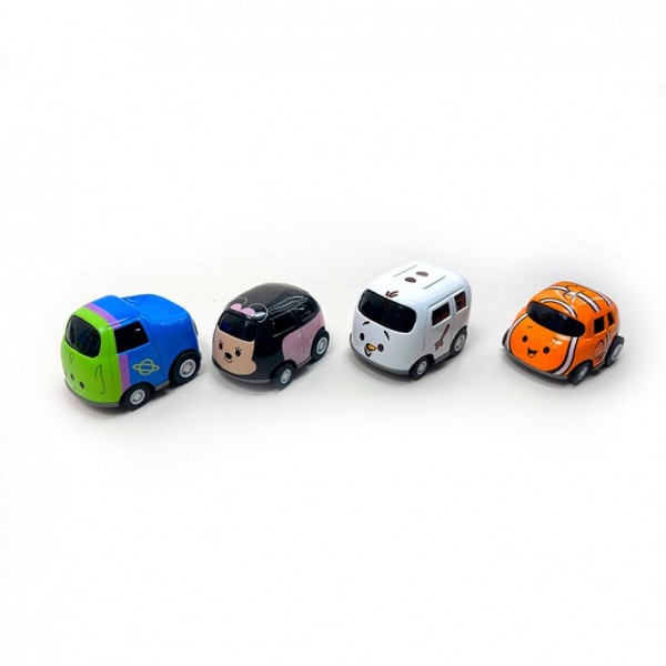 PACK DE 4 MINI CUTES CARS DISNEY