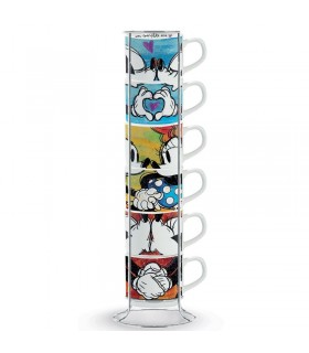 Set de 6 tazas espresso Mickey&Minnie