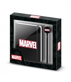 Set diario + boligrafo Capitán América Marvel