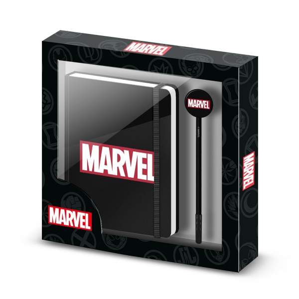 Set diario + boligrafo Capitán América Marvel