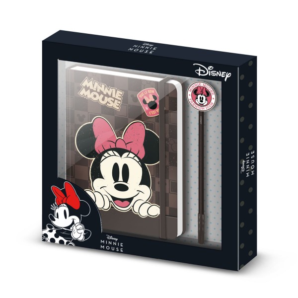 Set diario + boligrafo Minnie Disney
