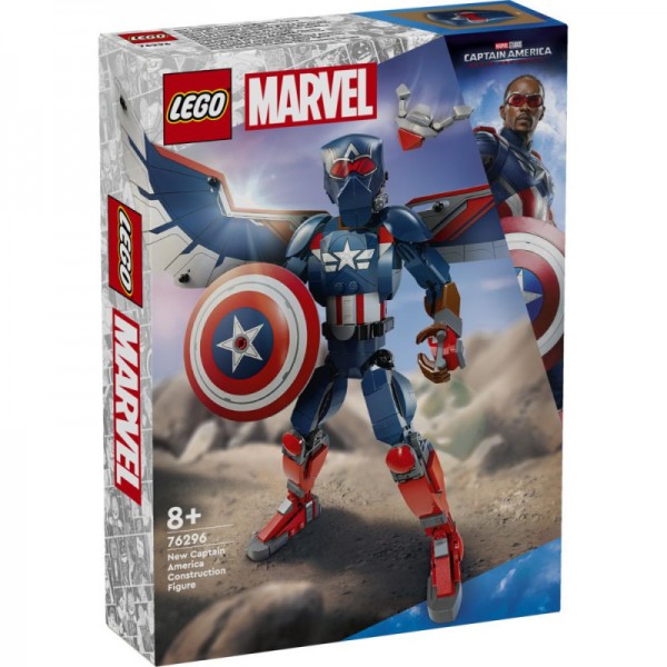 LEGO Súper Héroes Marvel Figura para Construir: Nuevo Capitán América