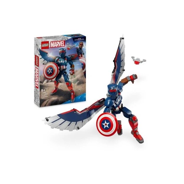 LEGO Súper Héroes Marvel Figura para Construir: Nuevo Capitán América