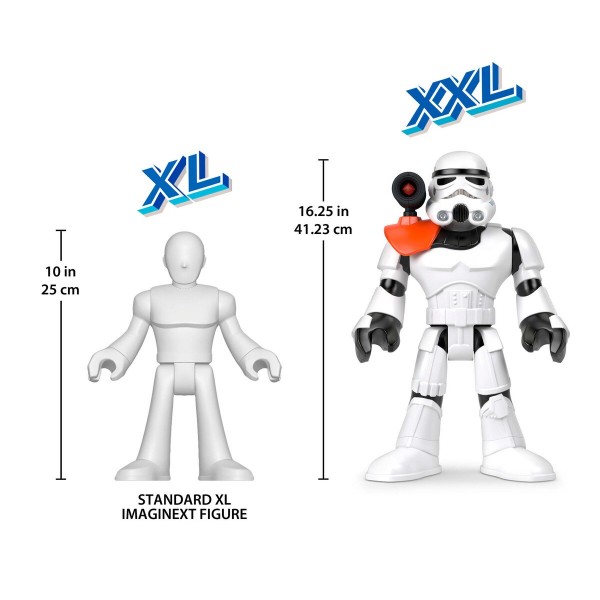 Star Wars Figura de soldado imperial XXL de Imaginext, +3 años