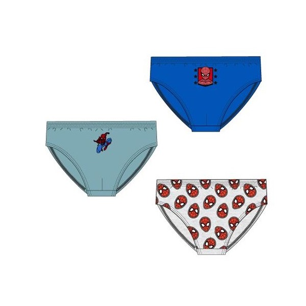 Caja 3 Slips spider-man