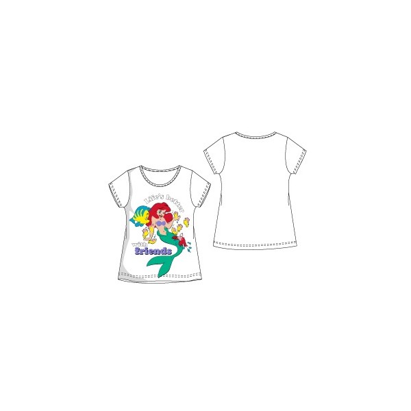 Camiseta Infantil Manga Corta Ariel