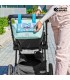 Lilo and Stitch Blue Hamper Mommy Baby Stroller Organizer Bag Lilo and Stitch Lovely