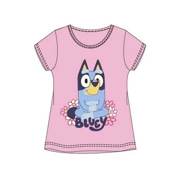 Camiseta Infantil Manga Corta Bluey