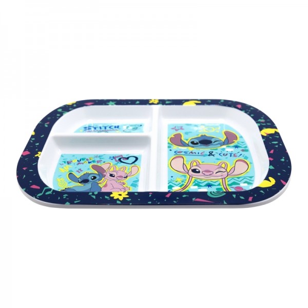 Plato Infantil Stitch y angel