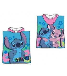 Poncho de playa Stitch de algodón