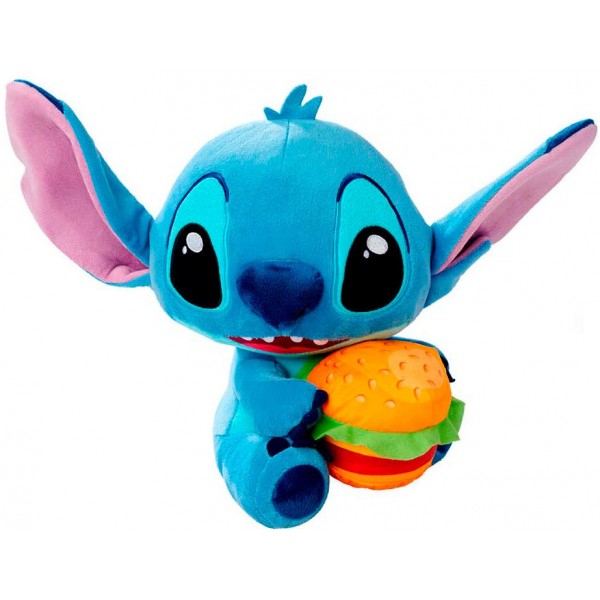 Peluche Stitch Hamburguesa Disney 25cm