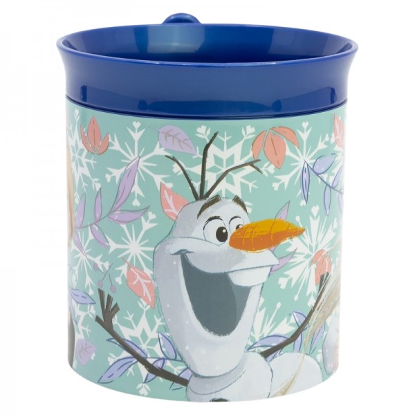 TAZA MICRO EASY HOLD 400 ML FROZEN SNOWY TALE
