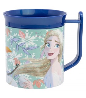 TAZA MICRO EASY HOLD 400 ML FROZEN SNOWY TALE
