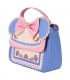 Bolso bandolera Minnie Mouse orejas y lazo y estampado de flores