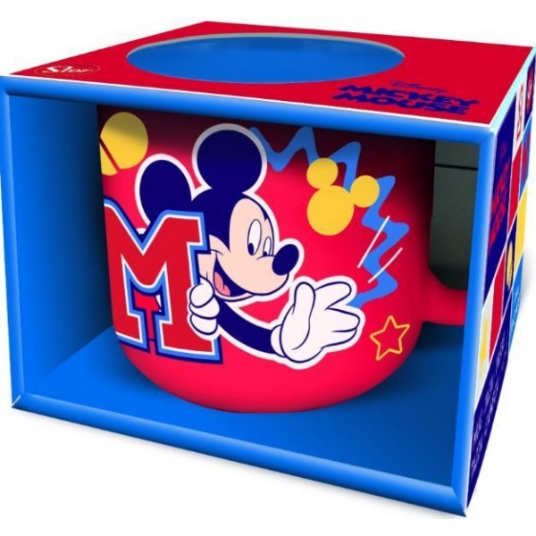 MICKEY TAZA CERAMICA 355 ML FULL DECO EN CAJA REGALO
