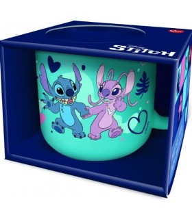 STITCH TAZA CERAMICA 355 ML FULL DECO EN CAJA REGALO DISNEY