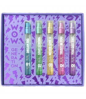 Set 5 Bruma Corporal Perfumada Wow Generation