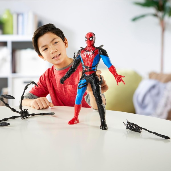 Marvel Spider-Man, VenomVersus Spider-Man Transformación líquida, Figura de acción con Accesorios