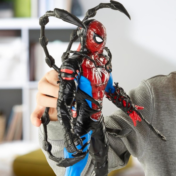 Marvel Spider-Man, VenomVersus Spider-Man Transformación líquida, Figura de acción con Accesorios