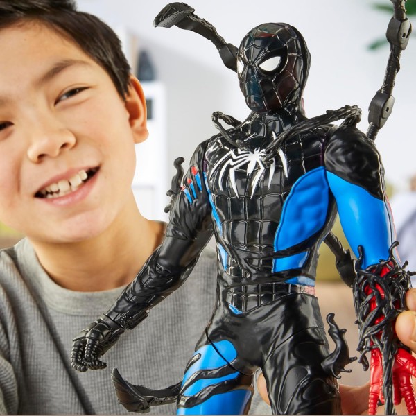 Marvel Spider-Man, VenomVersus Spider-Man Transformación líquida, Figura de acción con Accesorios