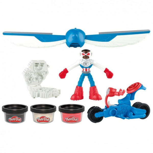 PLAY-DOH MOTO CORTADORA CAPITÁN AMÉRICA MARVEL