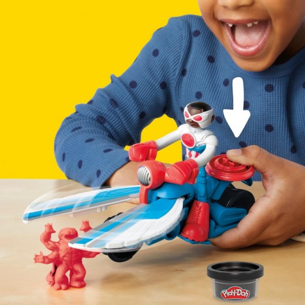 PLAY-DOH MOTO CORTADORA CAPITÁN AMÉRICA MARVEL