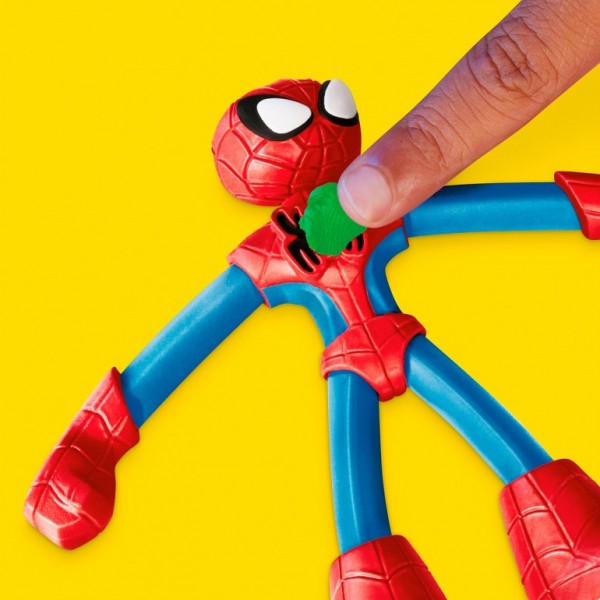 PLAY-DOH SPIDER-MAN LANZA Y ATRAPA MARVEL