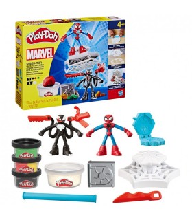 PLAY-DOH SPIDER-MAN LANZA Y ATRAPA MARVEL