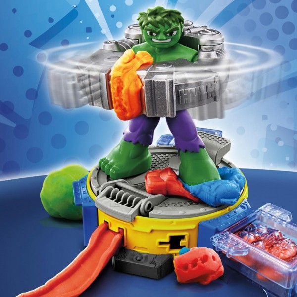 PLAY-DOH HULK APLASTA Y MOLDEA MARVEL
