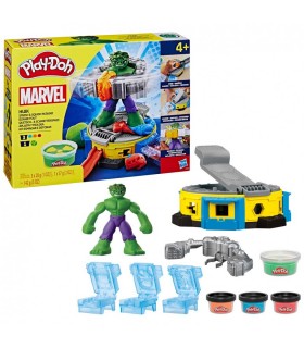 PLAY-DOH HULK APLASTA Y MOLDEA MARVEL