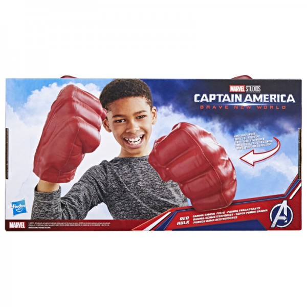 CAPTAIN AMERICA: SÚPER PUÑOS GAMMA DE HULK ROJO